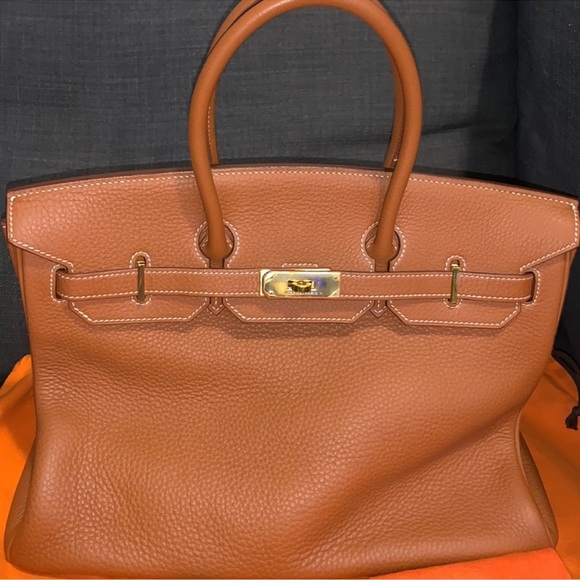 Hermes Birkin 35 Brown Clemenceau with Gold Hardware - Picture 2 of 11